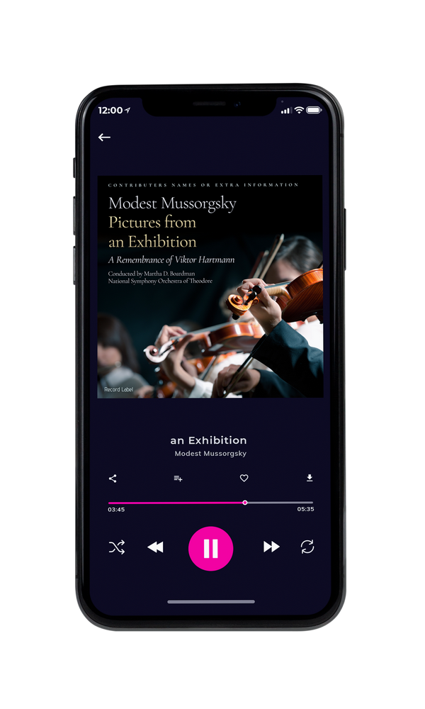 Tablet view of Premade Classical & Romantic Music Album Cover - Quicksand #4 | AlbumArtZone*