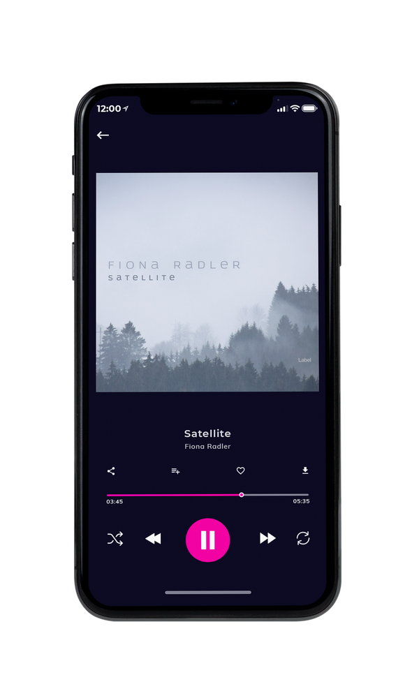 Tablet view of Premade Pop Album Cover - Pale Sky #18 | AlbumArtZone*