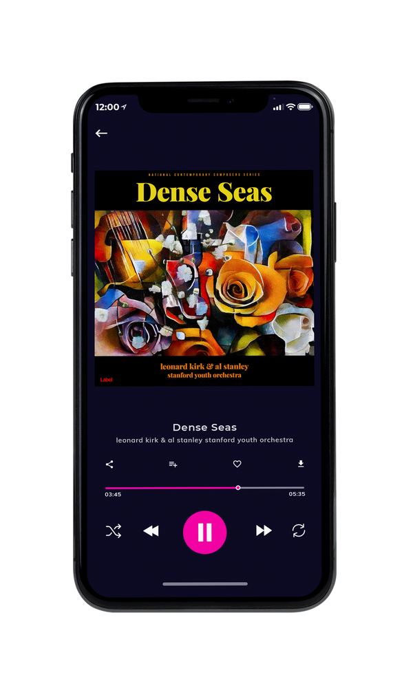 Tablet view of Premade Contemporary Music Album Cover - Night Rider #66 | AlbumArtZone*