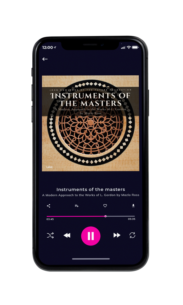 Tablet view of Premade Early Music Book Cover - Tan #100 | AlbumArtZone*