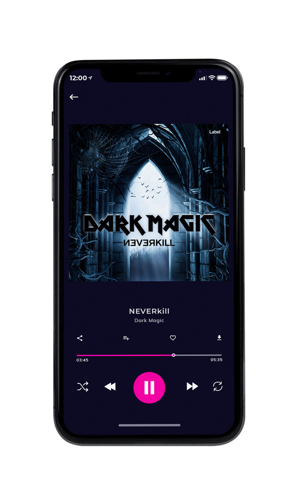 Tablet view of Premade Heavy Metal & Gothic Metal Book Cover - Ebony #109 | AlbumArtZone*