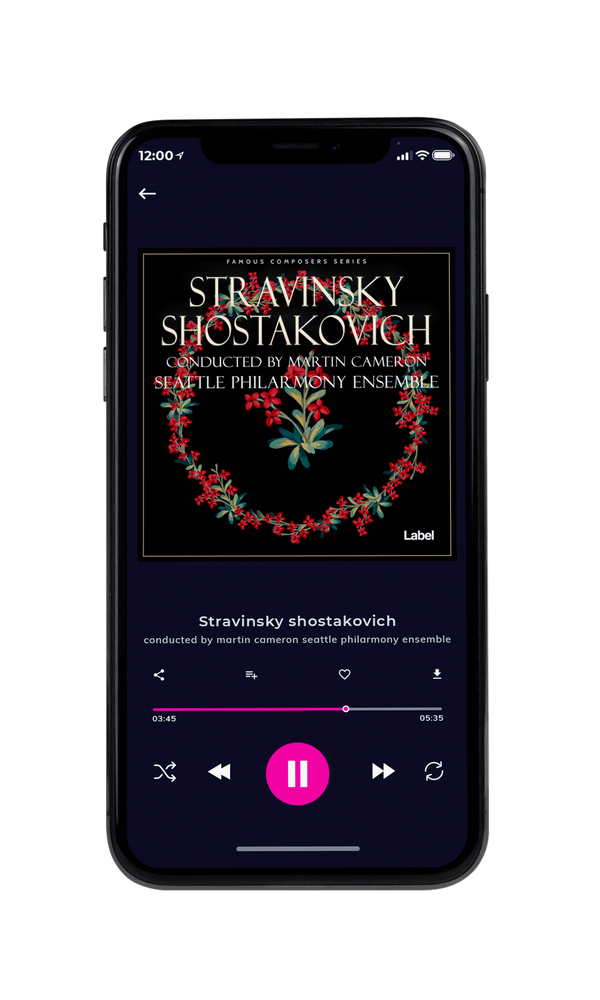 Tablet view of Premade Classical & Romantic Music Album Cover - Santa Fe #214 | AlbumArtZone*