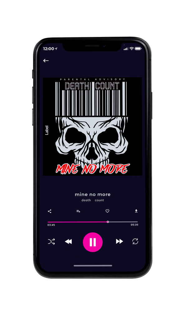 Tablet view of Premade Heavy Metal & Gothic Metal Book Cover - Black #223 | AlbumArtZone*
