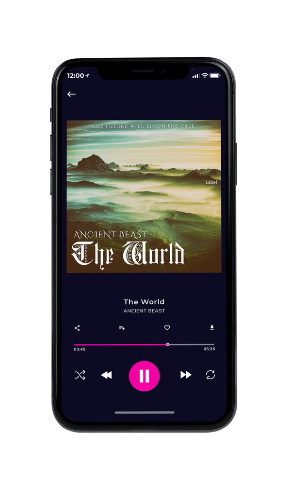 Tablet view of Premade Indie & Folk Music Album Cover - Verdigris #317 | AlbumArtZone*