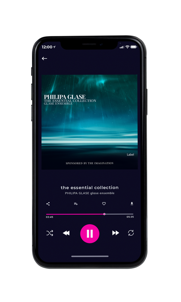 Tablet view of Premade Electronica & Ambient Album Cover - Tiber #336 | AlbumArtZone*