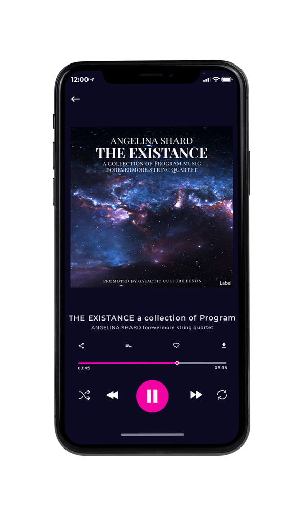 Tablet view of Premade Classical & Romantic Music Book Cover - Mirage #345 | AlbumArtZone*