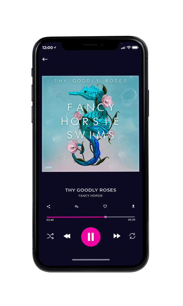 Tablet view of Premade Electronica & Ambient Album Cover - Summer Green #392 | AlbumArtZone*