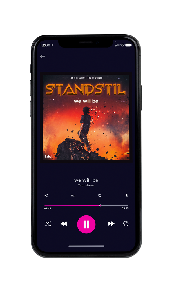 Tablet view of Premade EDM, House & Dub Album Cover - Burnt Sienna #445 | AlbumArtZone*