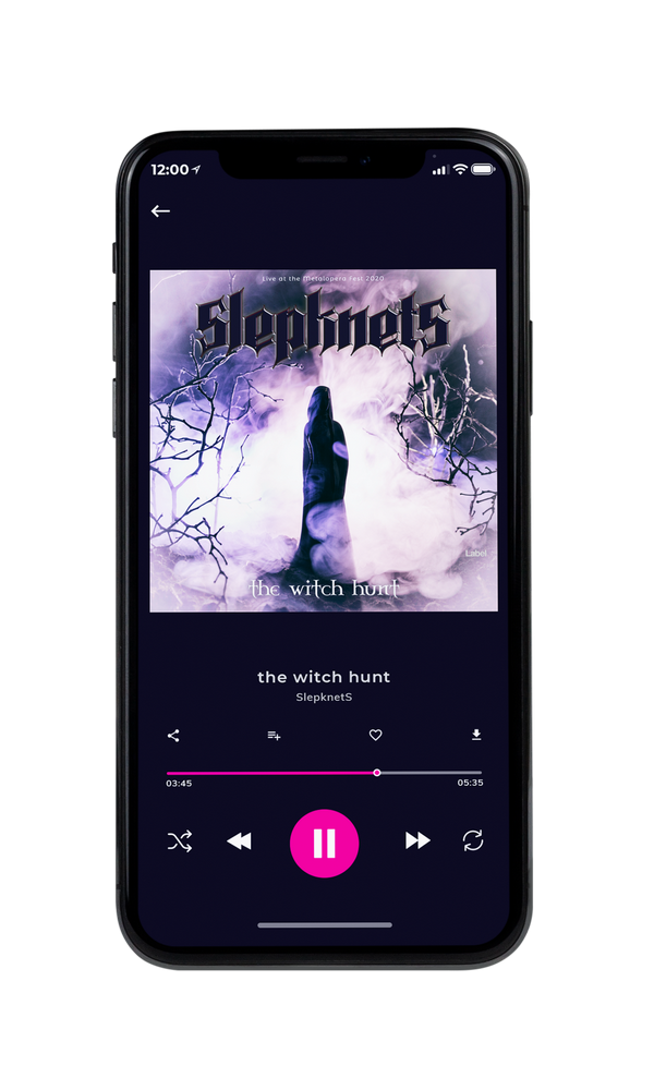 Tablet view of Premade Heavy Metal & Gothic Metal Album Cover - Blue Haze #474 | AlbumArtZone*