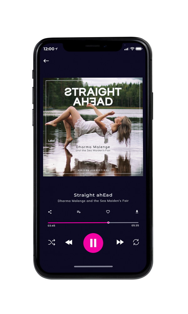 Tablet view of Premade Contemporary Music Album Cover - Swirl #549 | AlbumArtZone*