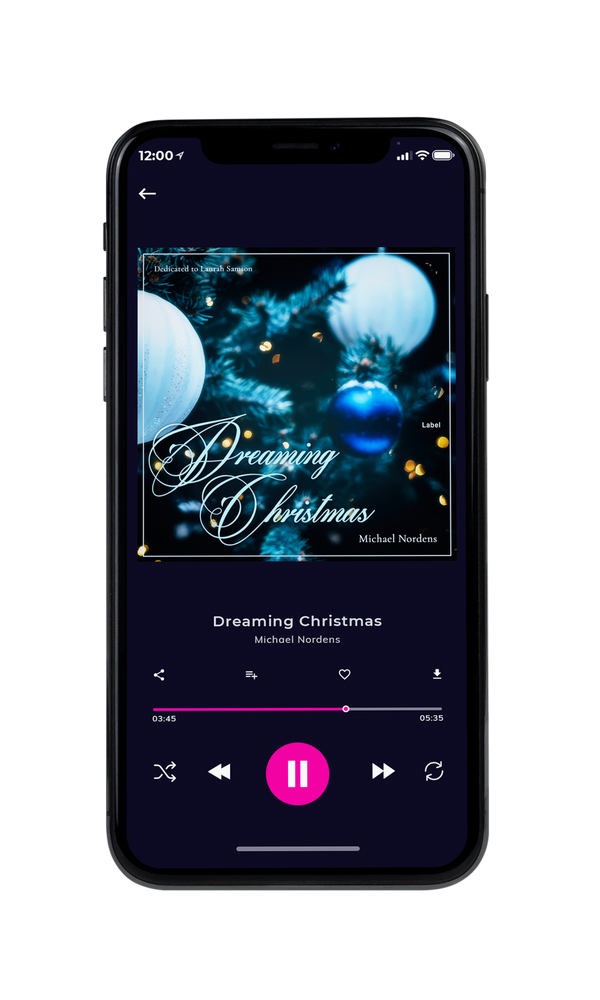 Tablet view of Premade Christmas Music Album Cover - Ziggurat #575 | AlbumArtZone*
