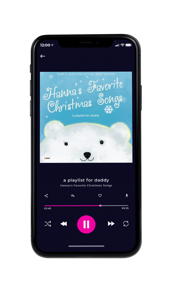 Tablet view of Premade Christmas Music Album Cover - Half Baked #592 | AlbumArtZone*