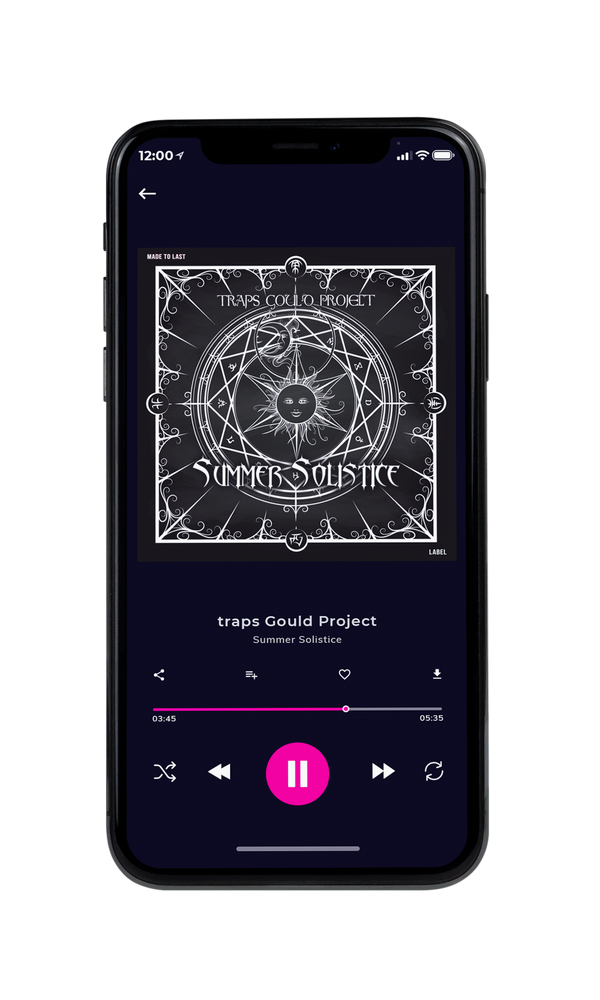 Tablet view of Premade Indie & Folk Music Album Cover - Thunder #603 | AlbumArtZone*