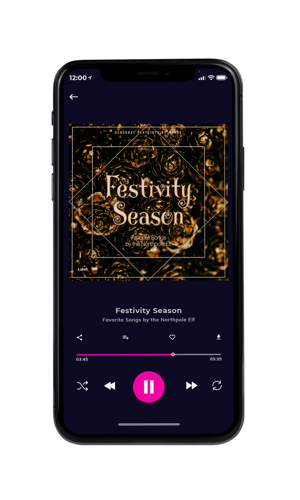 Tablet view of Premade Christmas Music Book Cover - Twine #633 | AlbumArtZone*