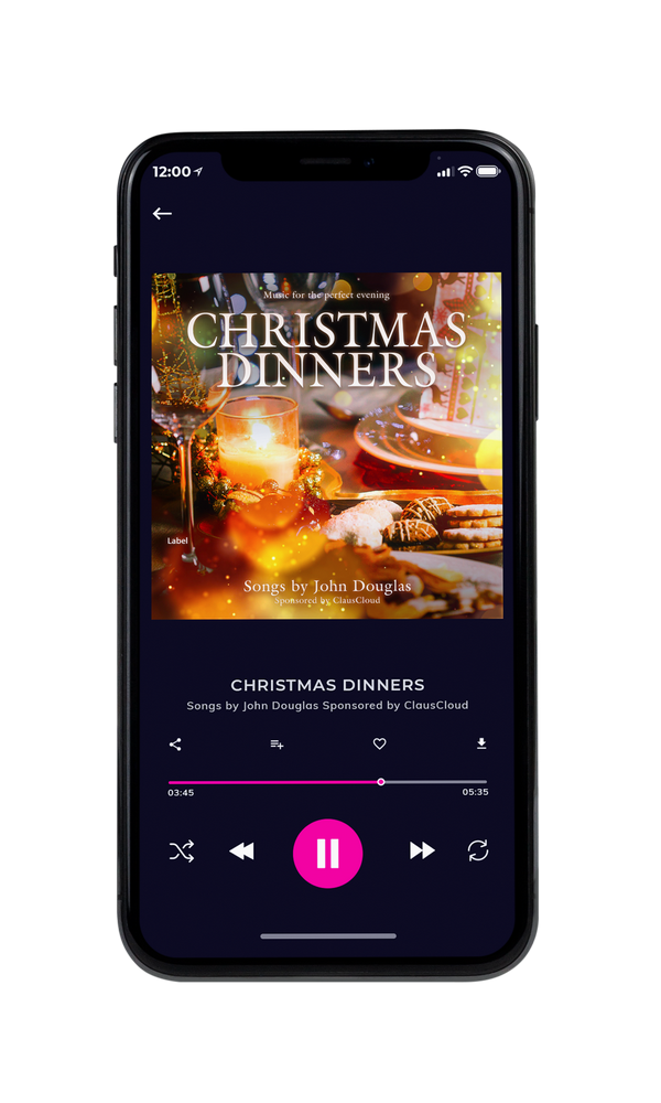 Tablet view of Premade Christmas Music Album Cover - Brown Rust #634 | AlbumArtZone*