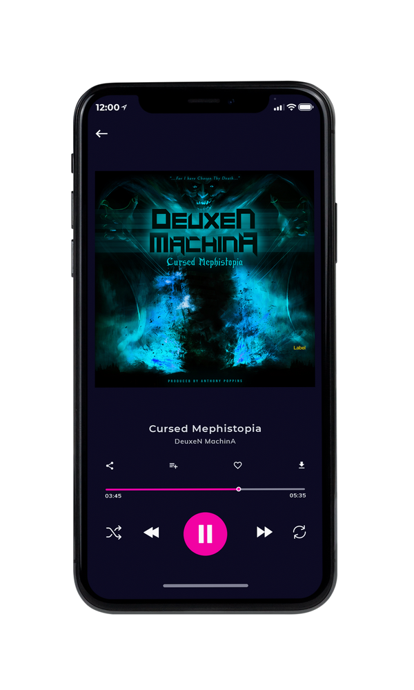 Tablet view of Premade EDM, House & Dub Album Cover - Palm Green #641 | AlbumArtZone*