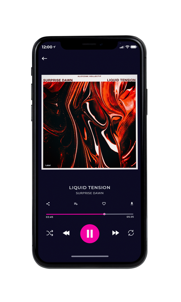 Tablet view of Premade EDM, House & Dub Album Cover - Night Rider #765 | AlbumArtZone*