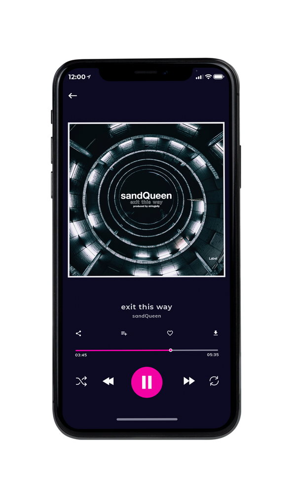 Tablet view of Premade Pop Album Cover - Pale Slate #767 | AlbumArtZone*