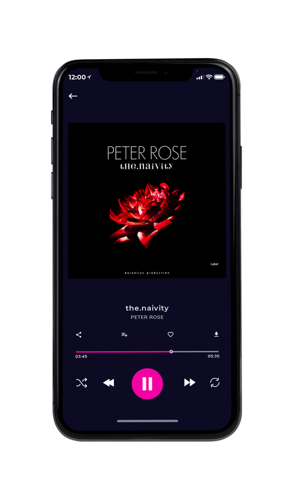 Tablet view of Premade Pop Album Cover - Black #775 | AlbumArtZone*