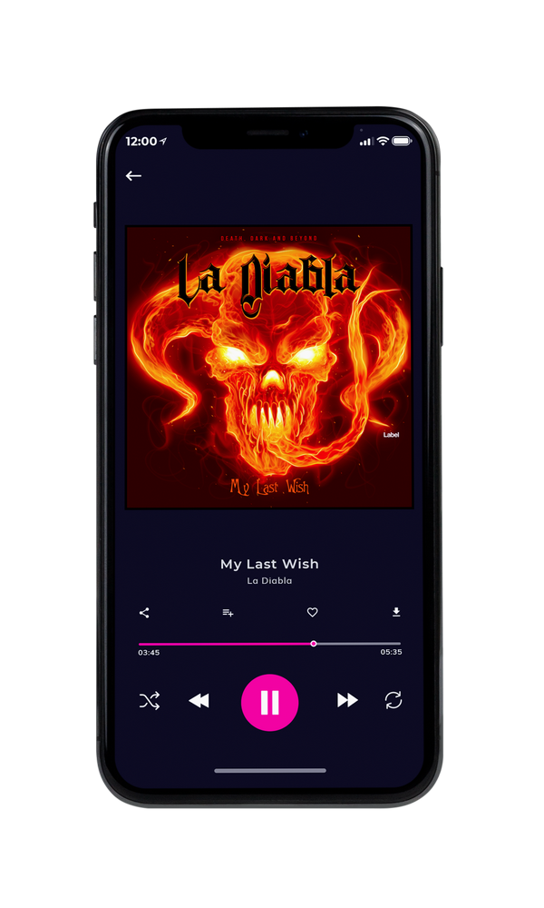 Tablet view of Premade Heavy Metal & Gothic Metal Book Cover - Christine #967 | AlbumArtZone*
