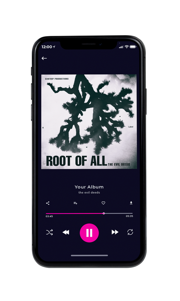 Tablet view of Premade Rock,Punk & Alternative Album Cover - Ebb #1053 | AlbumArtZone*