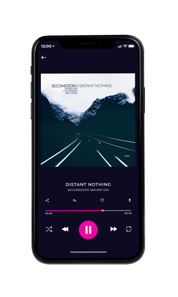 Tablet view of Premade Pop Album Cover - Black #1176 | AlbumArtZone*