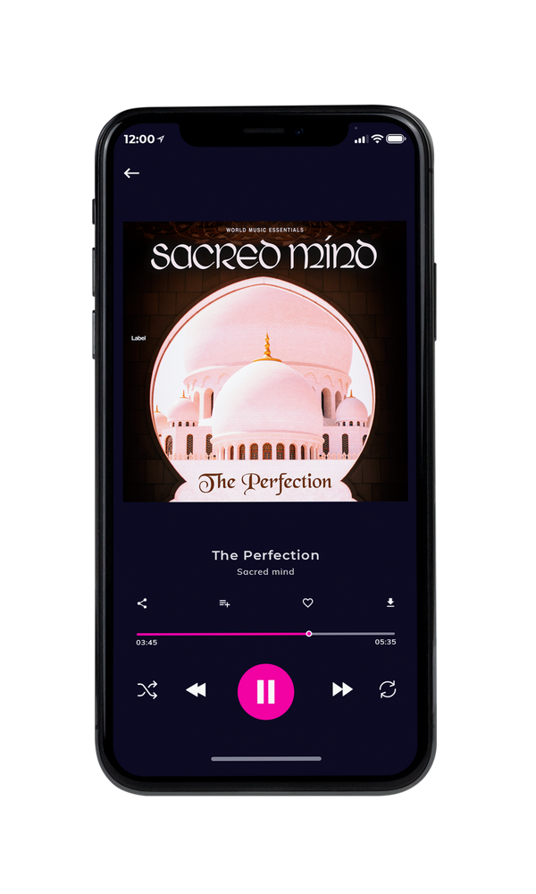 Tablet view of Premade Indie & Folk Music Album Cover - Linen #1193 | AlbumArtZone*