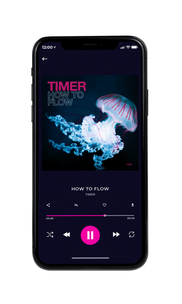 Tablet view of Premade Electronica & Ambient Album Cover - Black Pearl #1230 | AlbumArtZone*