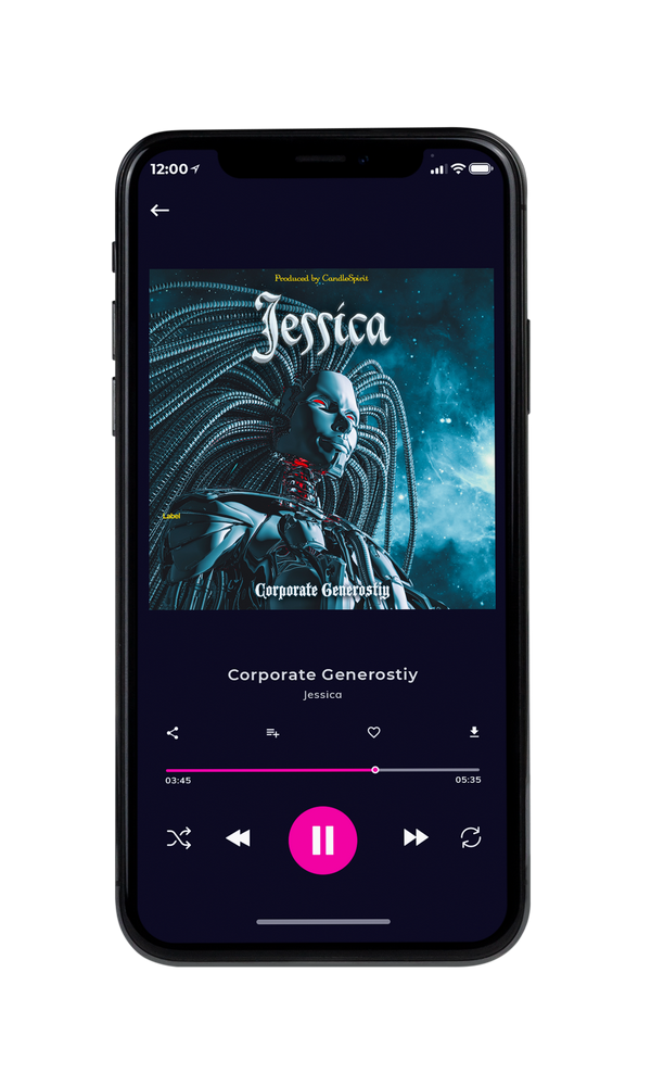 Tablet view of Premade Heavy Metal & Gothic Metal Album Cover - Mirage #1243 | AlbumArtZone*