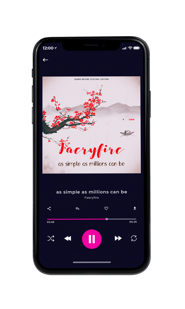 Tablet view of Premade Indie & Folk Music Album Cover - Pearl Bush #1327 | AlbumArtZone*