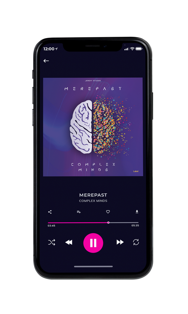 Tablet view of Premade Podcast Album Cover - Persian Blue #1344 | AlbumArtZone*