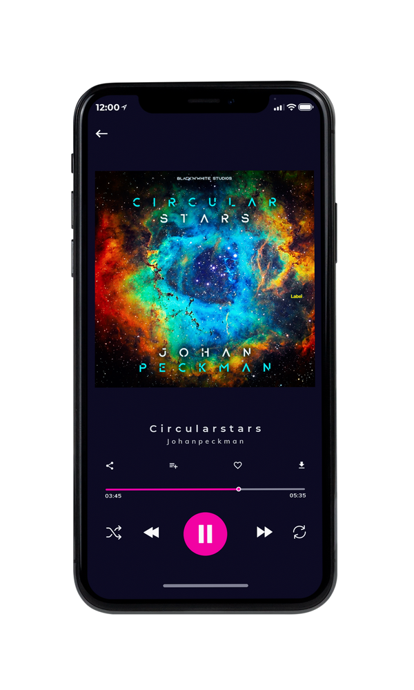 Tablet view of Premade Electronica & Ambient Album Cover - Shark #1349 | AlbumArtZone*