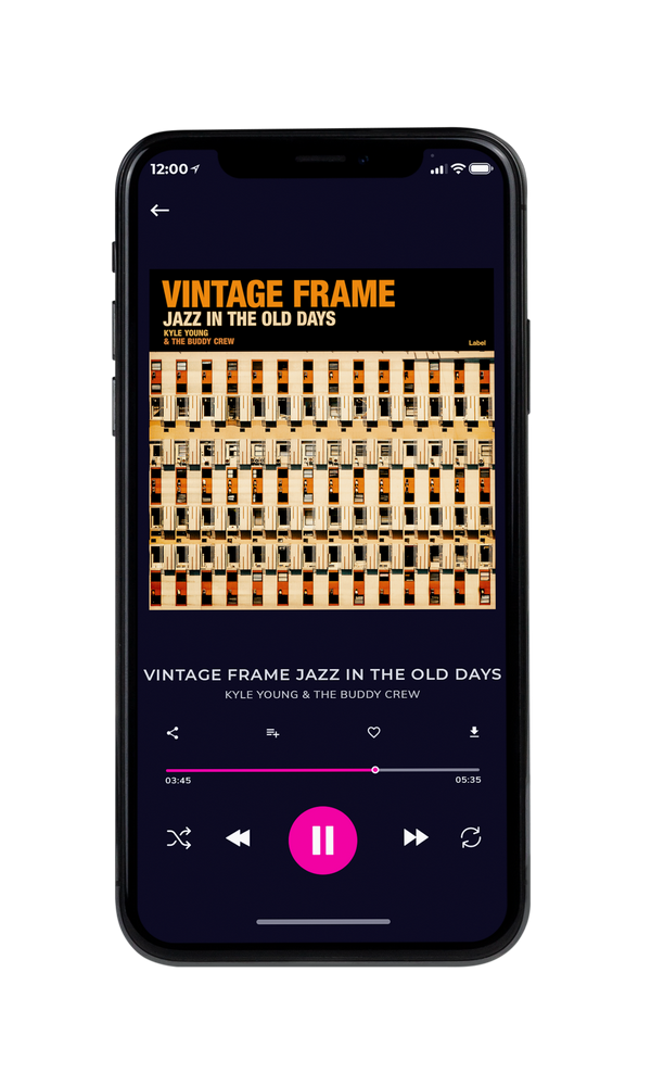 Tablet view of Premade Traditional Jazz & Blues Album Cover - Double Colonial White #1358 | AlbumArtZone*