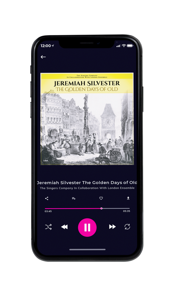 Tablet view of Premade Early Music Album Cover - Satin Linen #1382 | AlbumArtZone*