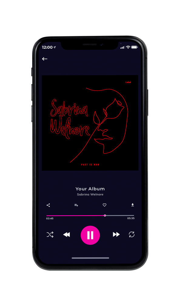 Tablet view of Premade Pop Album Cover - Red #1454 | AlbumArtZone*