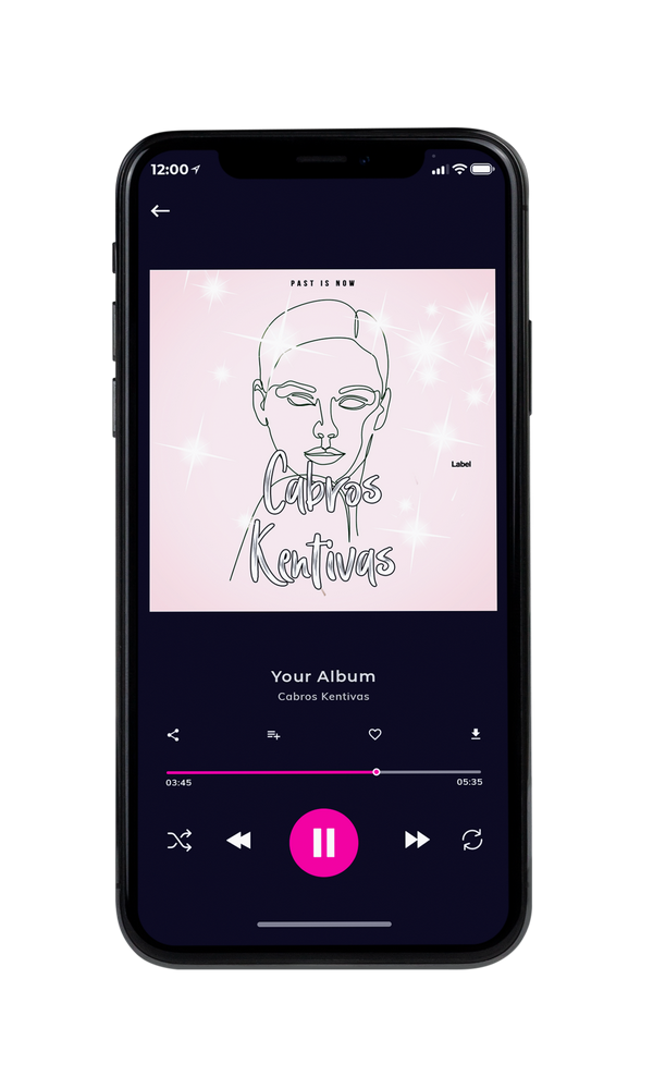 Tablet view of Premade Pop Album Cover - Carousel Pink #1455 | AlbumArtZone*