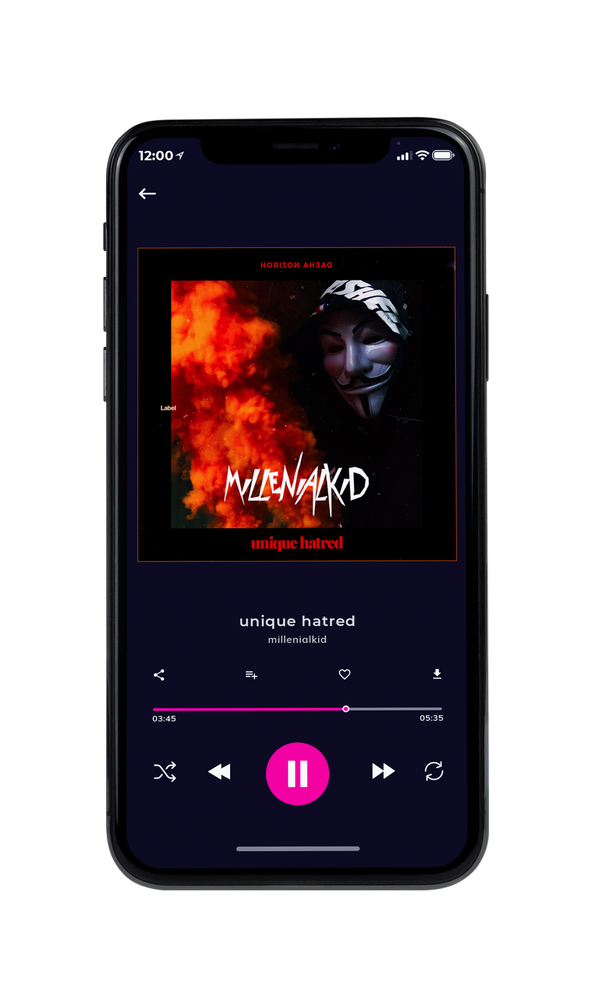 Tablet view of Premade Pop Album Cover - Night Rider #1654 | AlbumArtZone*