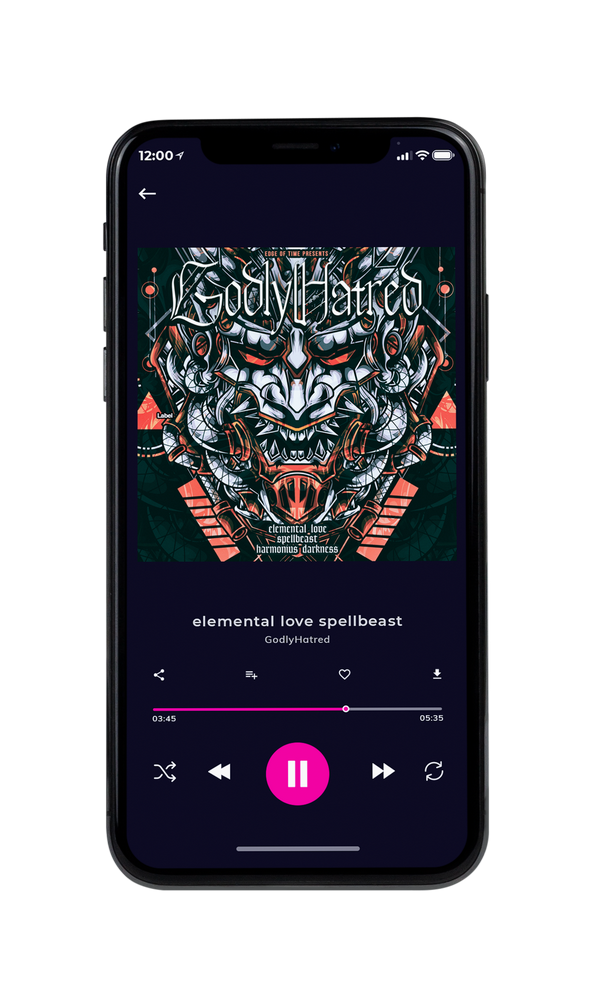 Tablet view of Premade Heavy Metal & Gothic Metal Book Cover - Cavern Pink #1685 | AlbumArtZone*