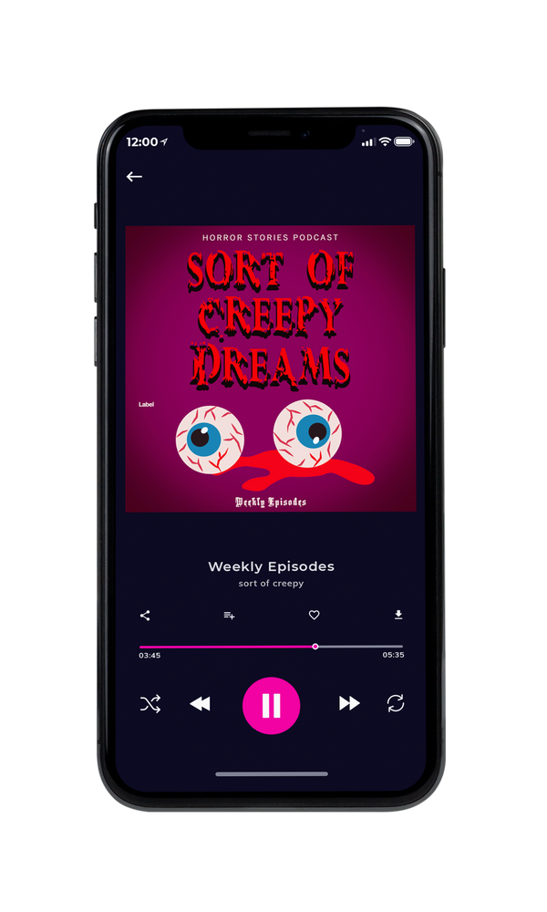 Tablet view of Premade Podcast Album Cover - Tyrian Purple #1700 | AlbumArtZone*