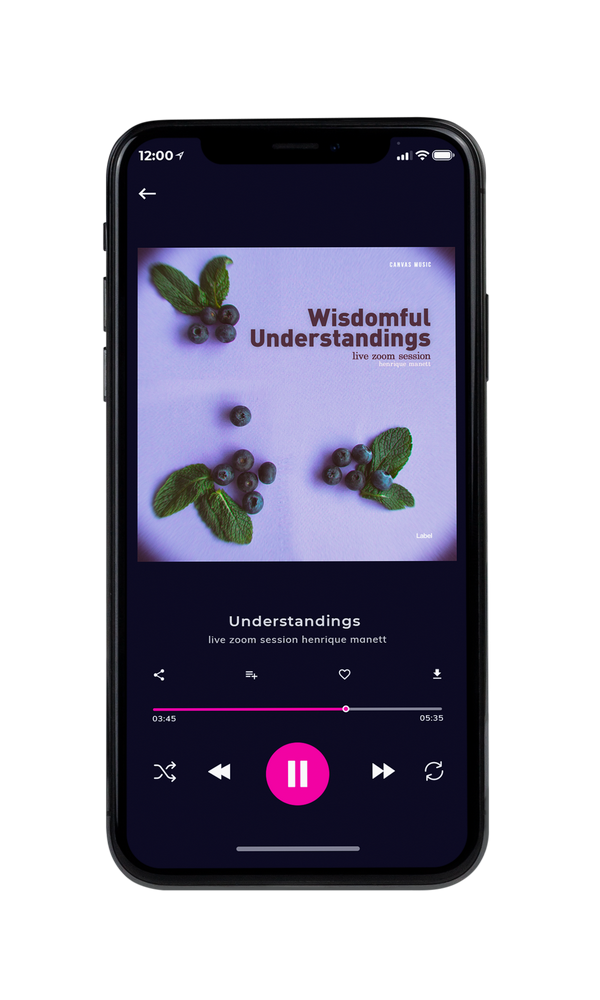 Tablet view of Premade Indie & Folk Music Album Cover - Cold Purple #1876 | AlbumArtZone*