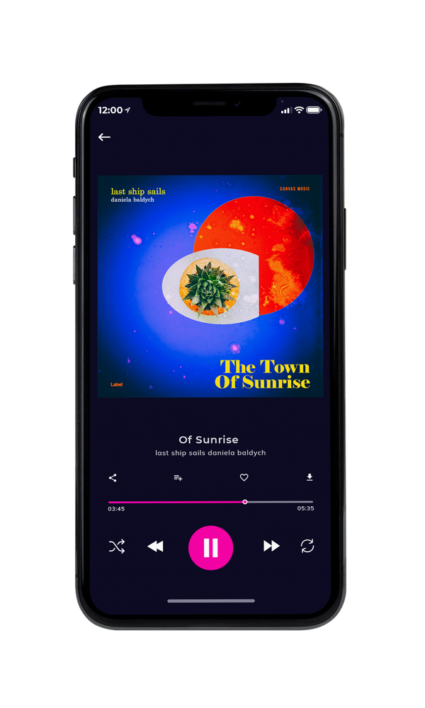 Tablet view of Premade Indie & Folk Music Album Cover - Persian Blue #1881 | AlbumArtZone*