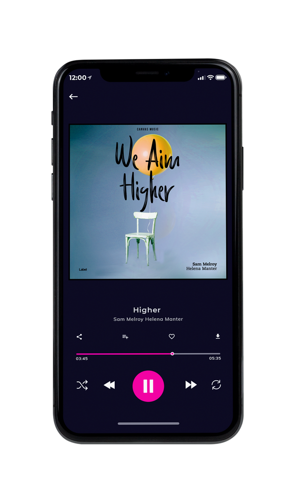 Tablet view of Premade Podcast Album Cover - Bali Hai #1904 | AlbumArtZone*
