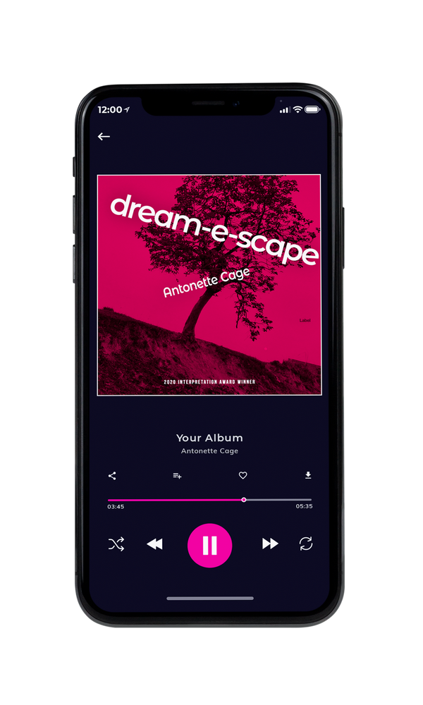 Tablet view of Premade Rock,Punk & Alternative Album Cover - Aubergine #2029 | AlbumArtZone*
