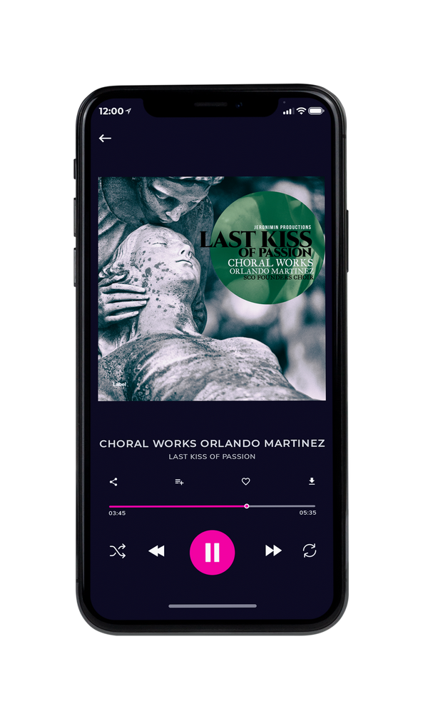 Tablet view of Premade Classical & Romantic Music Album Cover - Mineral Green #2040 | AlbumArtZone*