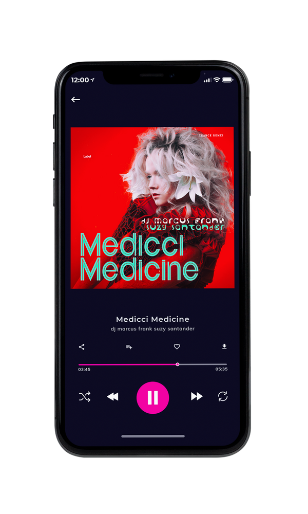 Tablet view of Premade Pop Album Cover - Powder Ash #2122 | AlbumArtZone*