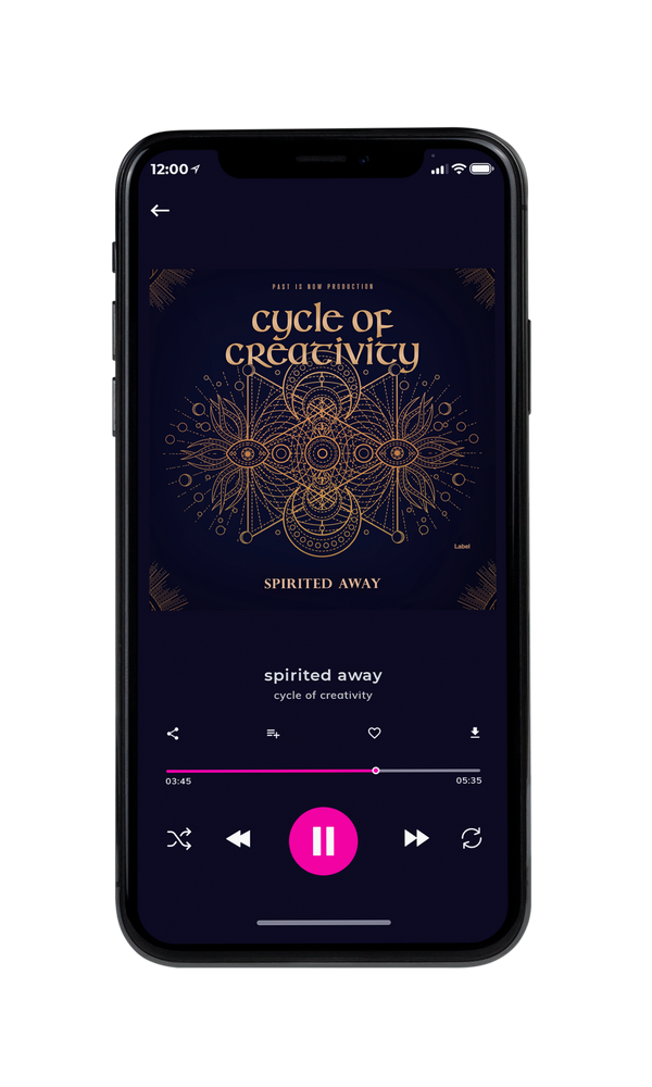 Tablet view of Premade Podcast Album Cover - Ebony #2132 | AlbumArtZone*