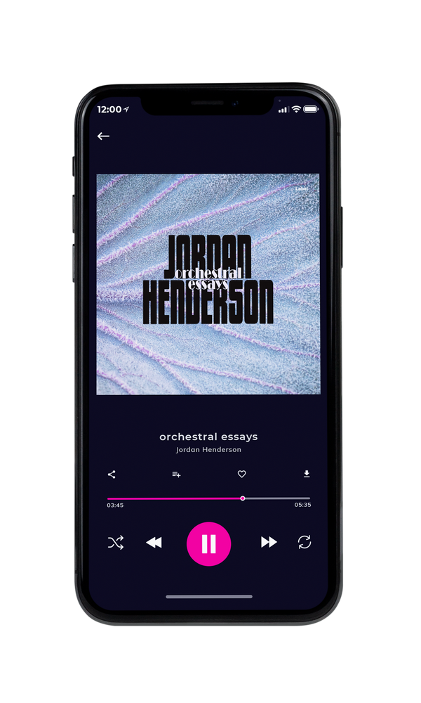 Tablet view of Premade Electronica & Ambient Album Cover - Casper #2258 | AlbumArtZone*