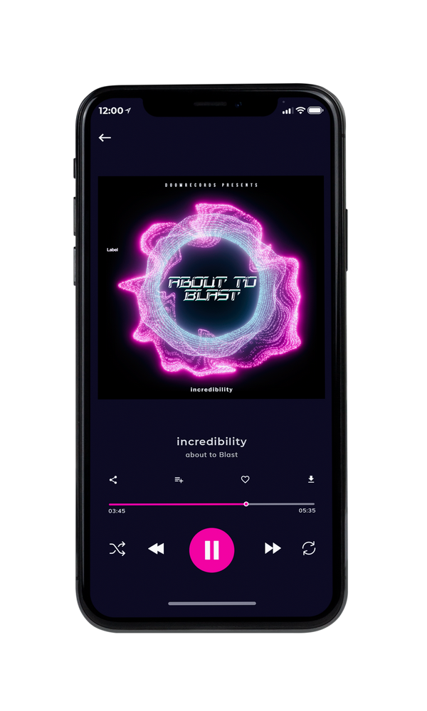 Tablet view of Premade EDM, House & Dub Album Cover - Ebony #2304 | AlbumArtZone*