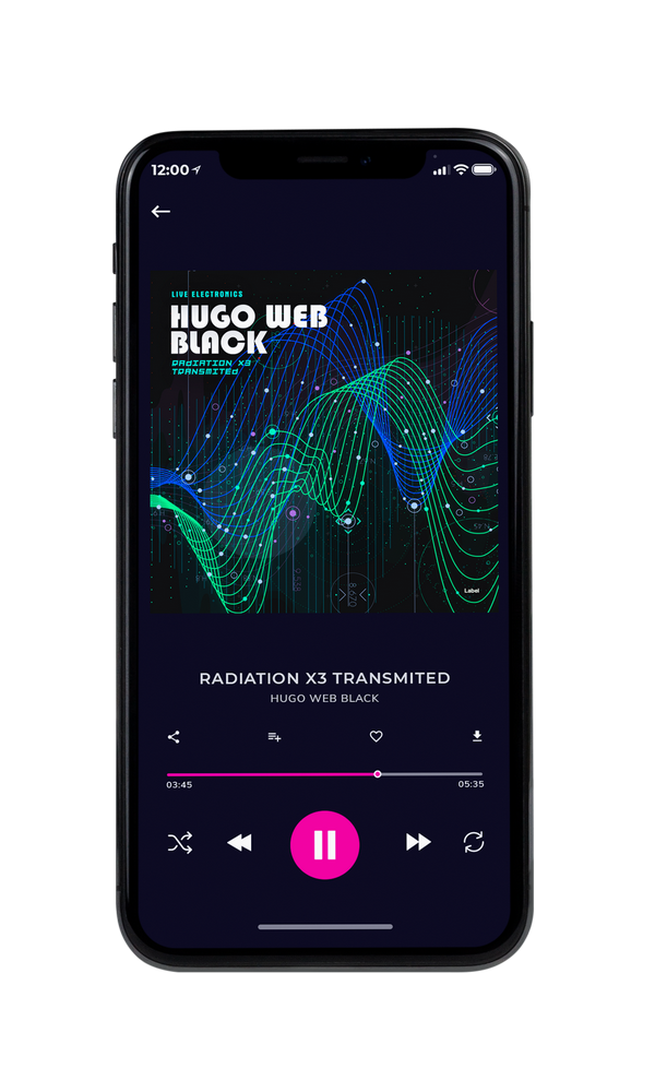 Tablet view of Premade Electronica & Ambient Album Cover - Bunker #2462 | AlbumArtZone*