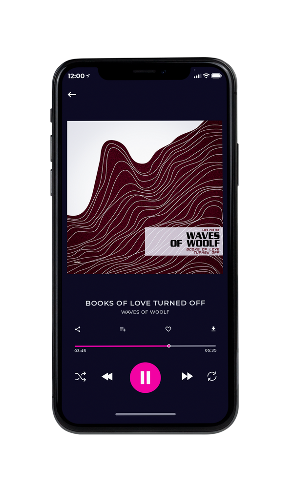 Tablet view of Premade Electronica & Ambient Album Cover - Aubergine #2487 | AlbumArtZone*